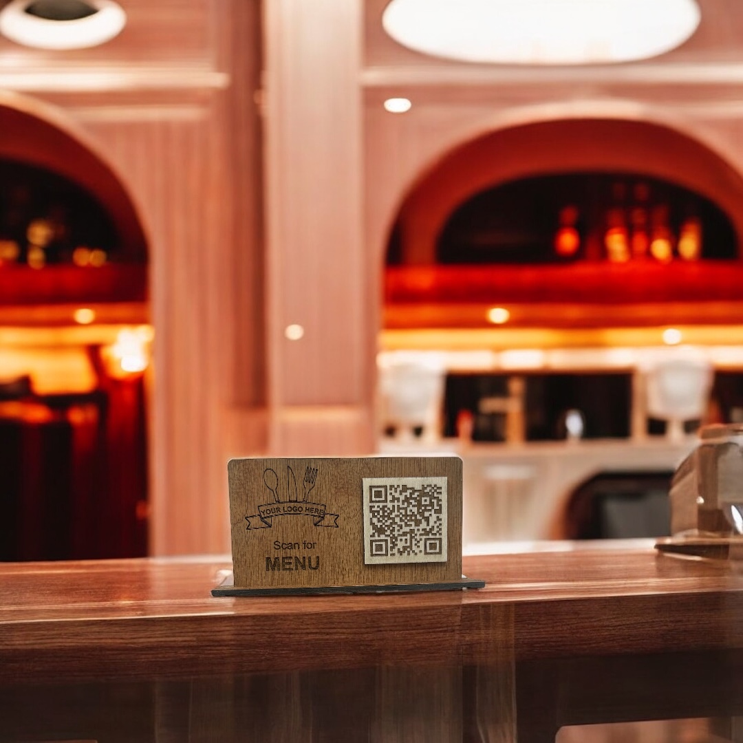 Ξύλινο Stand QR Menu - Image 2