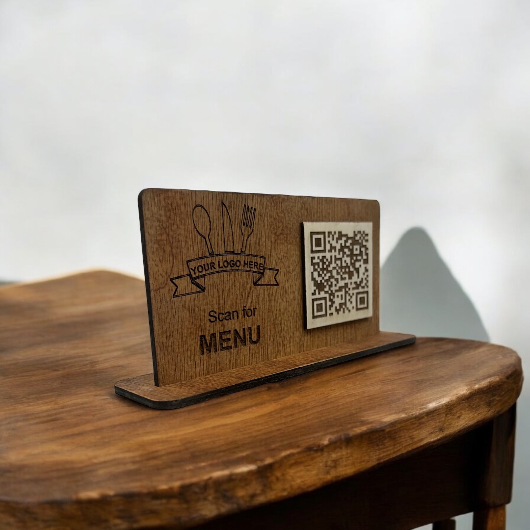 Ξύλινο Stand QR Menu - Image 4