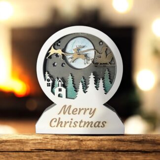 Χριστουγεννιάτικο Ξύλινο Διακοσμητικό – Merry Christmas