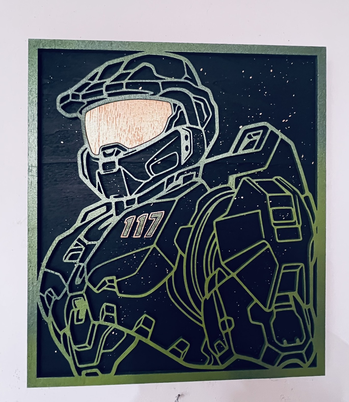 Master Chief 117 – Ξύλινο Διακοσμητικό Τοίχου (JO900)
