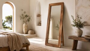 Χειροποίητος ξύλινος καθρέπτης δαπέδου – Wood Project and More