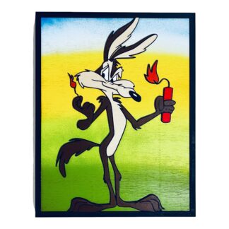 Ξύλινο Κάδρο Wile E. Coyote – Dynamite Edition