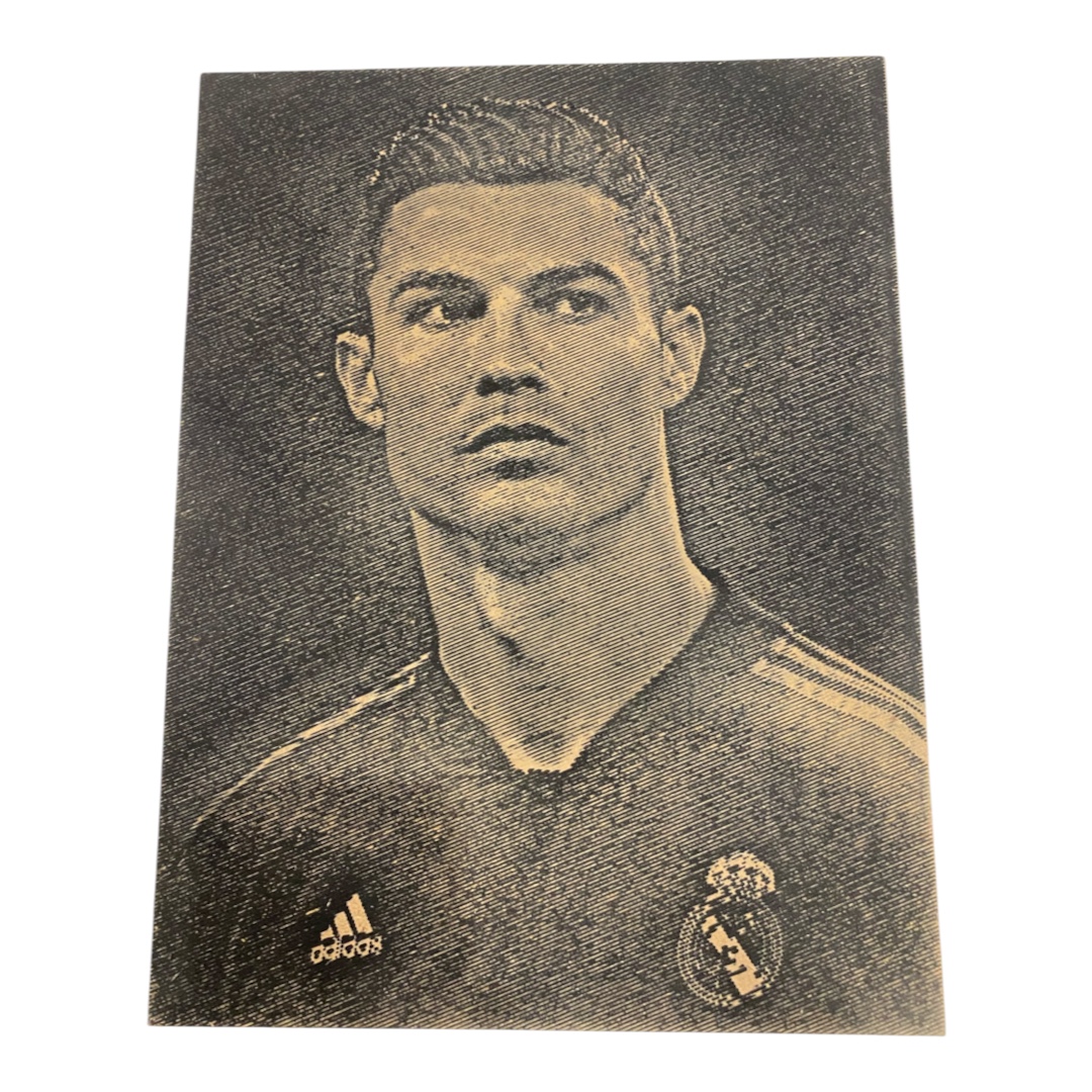Ανάγλυφο Κάδρο Cristiano Ronaldo – CNC Engraved MDF Wall Art