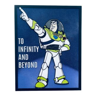 Ξύλινο Κάδρο Buzz Lightyear – To Infinity and Beyond