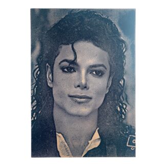 Πορτρέτο Michael Jackson – CNC Engraved Wall Art