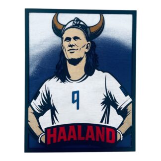 Ξύλινο Κάδρο Erling Haaland 9 – Football Wall Art