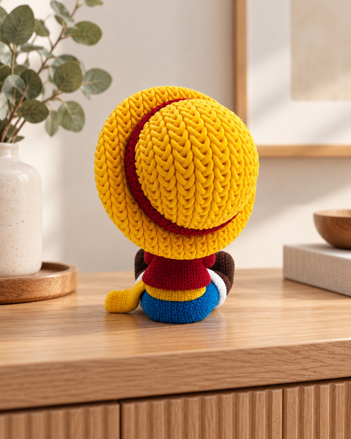 3D Printed Φιγούρα Luffy Chibi Knit Style – One Piece - Image 4