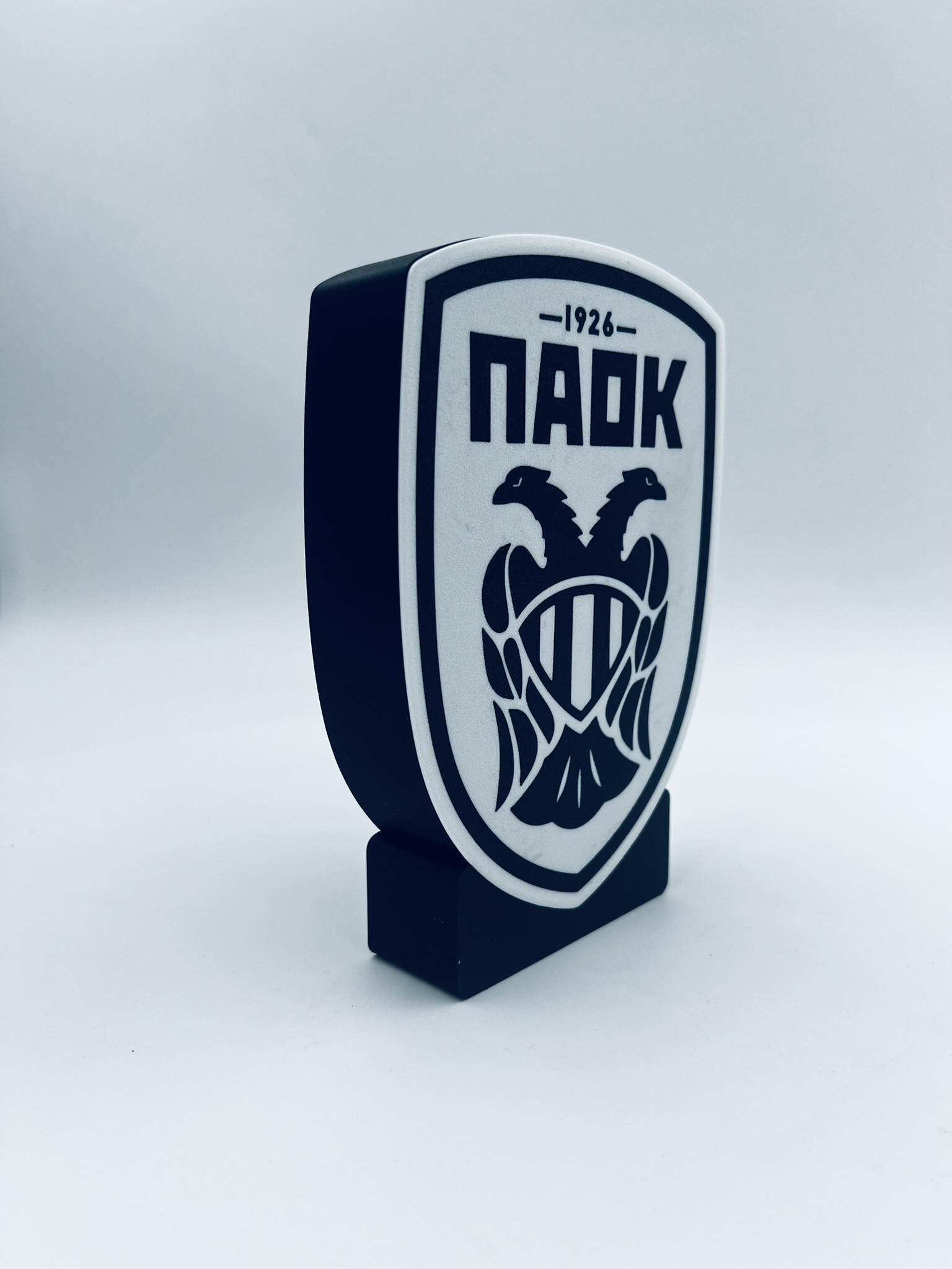 ΠΑΟΚ – 3D Lightbox LED με Φωτιζόμενο Έμβλημα - Image 2