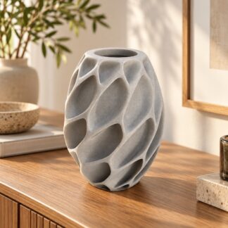 3D Printed διακοσμητικό βάζο Organic Stone